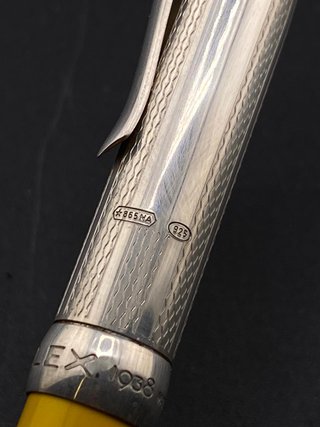 Pluma Estilográfica Lalex 1938 Vintage Amarilla