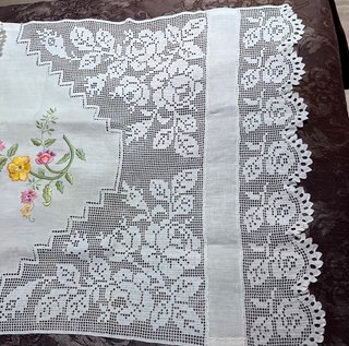 Bonitas toallas bordadas y con crochet