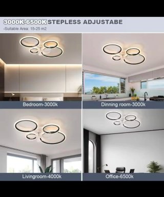 VENTILADOR CON LUZ LED CIRCULAR