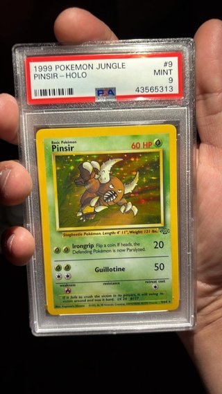 1999 Pokémon Jungle Pinsir Holo #9 PSA 9