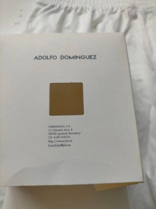 Boxer Adolfo Domínguez Blanco Talla M