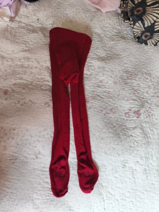 Leotardos granate Tutto Piccolo, 12-18 meses 80 cm