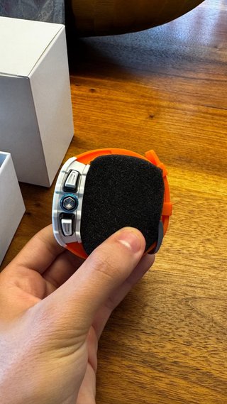 Relojes de Diseño Blanco y Naranja