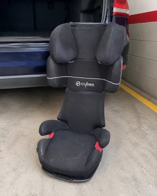 Silla coche Cybex Silver negra Isofix