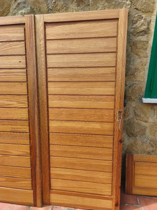 Puertas de armario madera maciza