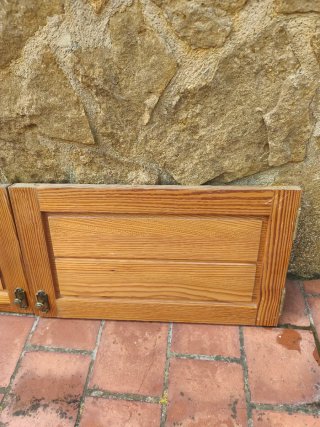 Puertas de armario madera maciza
