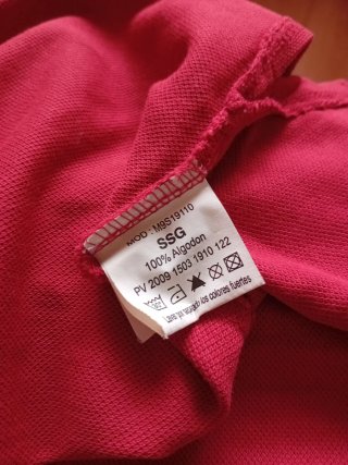 Polo SSG Rojo Manga Corta
