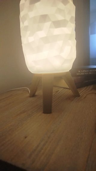 Lampada LED Design 3D-Idea Regalo Artigianale