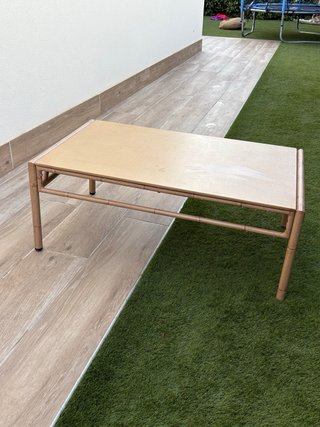 Mesa de centro jardín metal