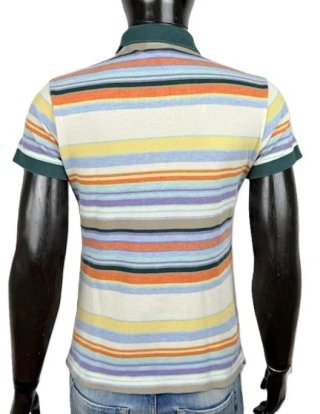 Polo Lacoste Uomo Taglia 3 \ S Vintage Righe