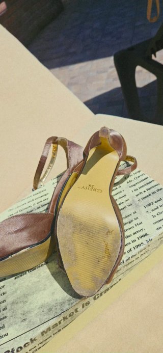 Scarpe raso tacco 11 cm con fiore