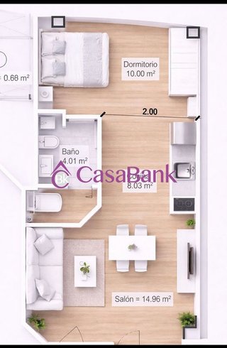 Piso en venta en Santa Rosa - Valdeolleros en Córdoba