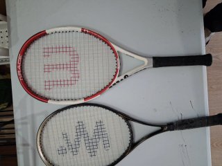 Racchette da tennis Wilson e Drage, titanio puro