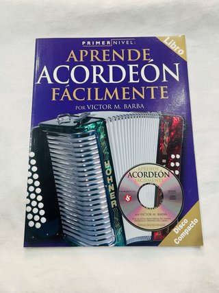 Libro Aprende Acordeón Fácilmente + CD
