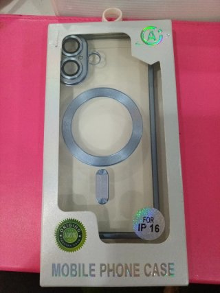Funda iPhone 16 Transparente con Aro Magnético