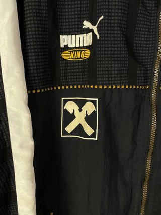 Chaqueta Puma King Vintage Negra y Blanca