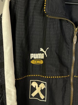 Chaqueta Puma King Vintage Negra y Blanca