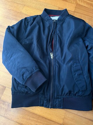 Giacca bomber nera e piumino nero bambino 6 anni