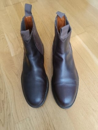 Botas Chelsea Piel Marrón Hombre 45