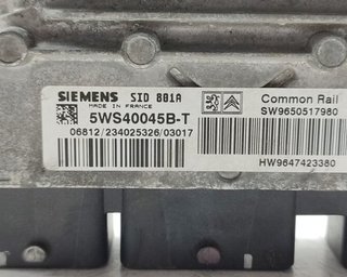 Peugeot 9647423380 centralita motor 307 s1 2412192