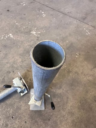 Soporte/Pie para Remolque Galvanizado