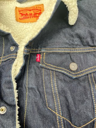 Chaqueta Levi's tejana forro borrego