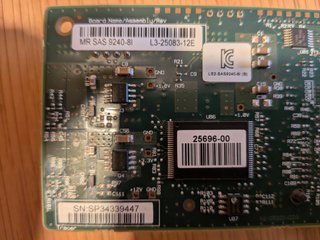Controladora LSI RAID + Cable Molex