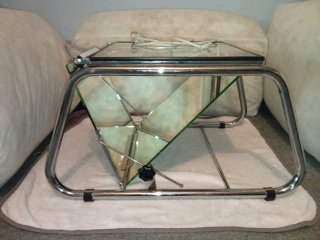 Mesa de luz con regla