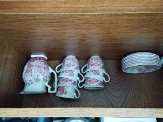 Vajilla Ridgway Staffordshire porcelana y cafe