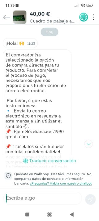 Cuadro de paisaje