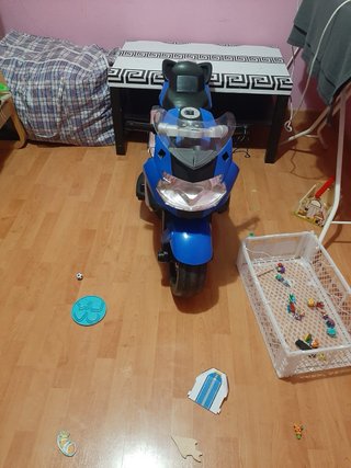Moto Eléctrica Infantil BMW Azul