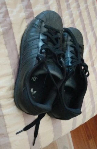 Zapatillas Adidas Superstar Negras Talla 38,5