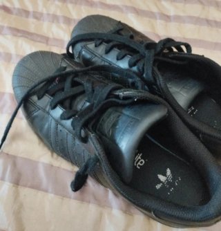Zapatillas Adidas Superstar Negras Talla 38,5