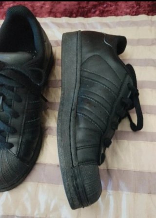 Zapatillas Adidas Superstar Negras Talla 38,5