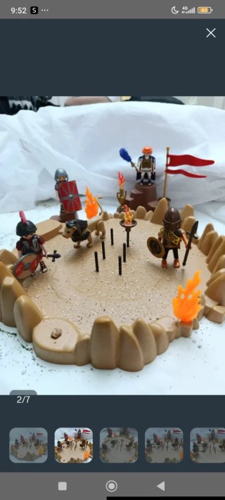 Playmobil Gladiadores y León