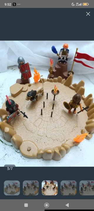 Playmobil Gladiadores y León