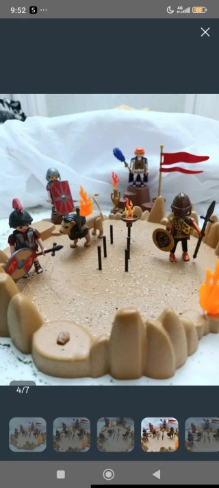 Playmobil Gladiadores y León