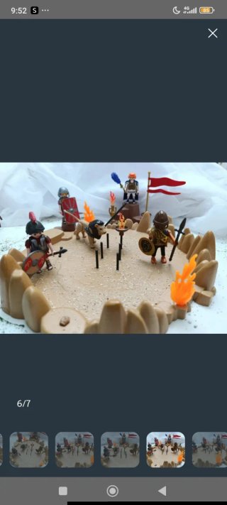 Playmobil Gladiadores y León