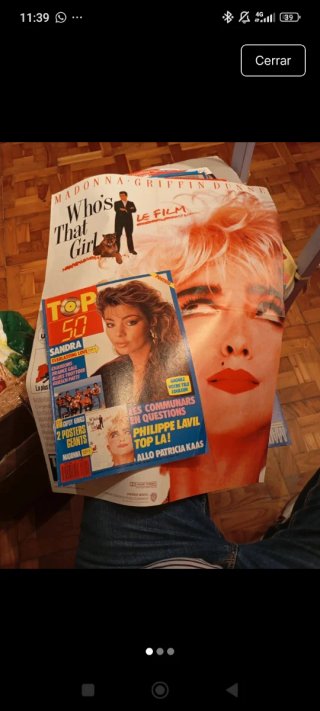 Lote revistas posters Madonna Top 50 Francia