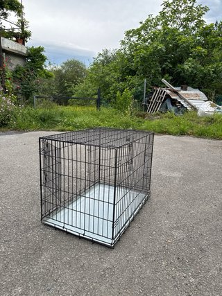 Jaula para perros grandes de hierro
