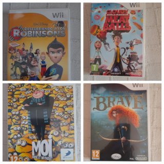 Pack 4 Videojuegos Wii Disney Pixar