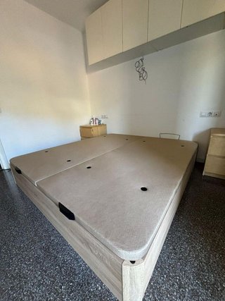 Base tapizada , somier, Canapé, colchón, Cabecero