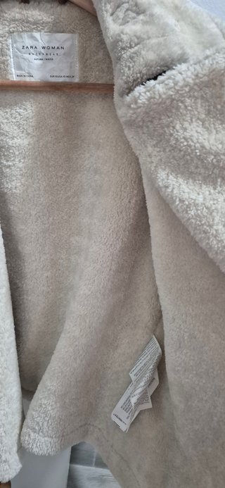 Chaqueta Zara efecto ante forrada