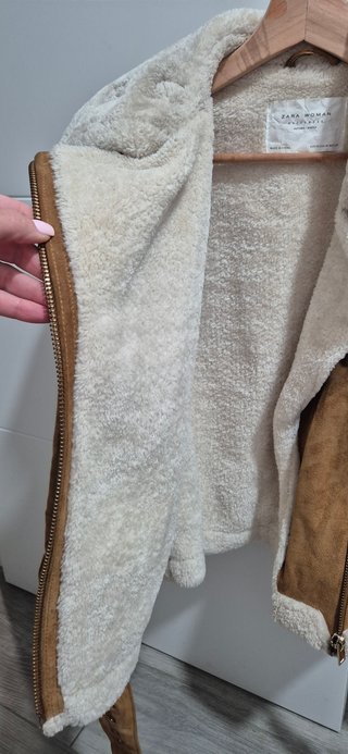 Chaqueta Zara efecto ante forrada