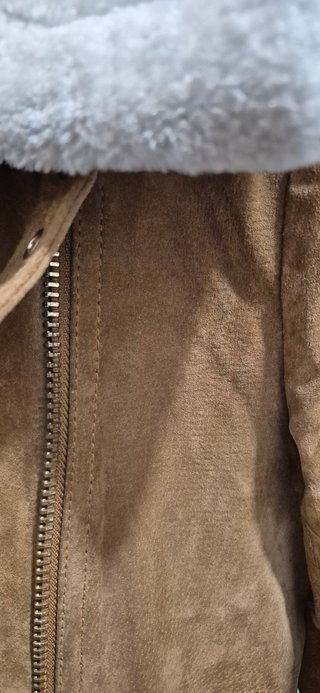 Chaqueta Zara efecto ante forrada