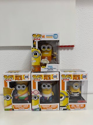 Funko Pop Minions Despicable Me 3 y Paradise