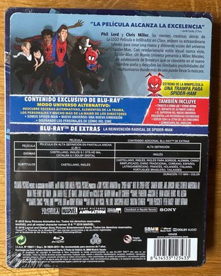 Spider-Man: Un Nuevo Universo Blu-ray Precintado