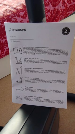 Bicicleta Estática DOMYOS O3 Essential. Nueva