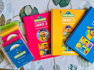 Curso Inglés Infantil Sesame English Libros y CDs