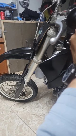 Pitbike Motocross Negra